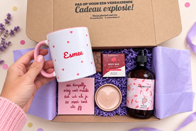Extra luxe cadeaus toevoegen aan een cadeaubox