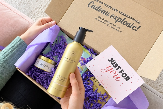 Complete cadeauboxen met zorgvuldig gekozen cadeaus