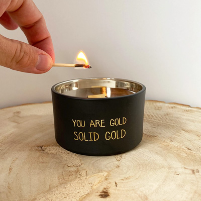 Geurkaars You are Gold, Solid Gold 