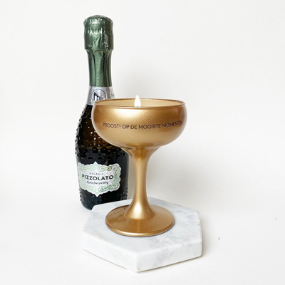 Proost! Op me mooiste momenten  geurkaars