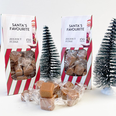 Santa's Favorite Fudget Salted Caramel