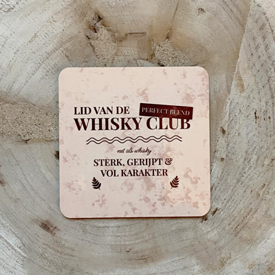 Onderzetter "Net als Whisky"