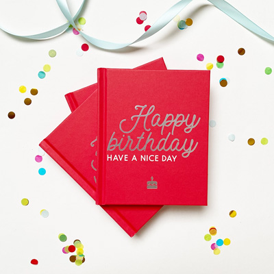 Boekje Happy Birtday