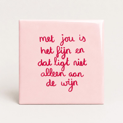 Tegeltje Wijn Fijn