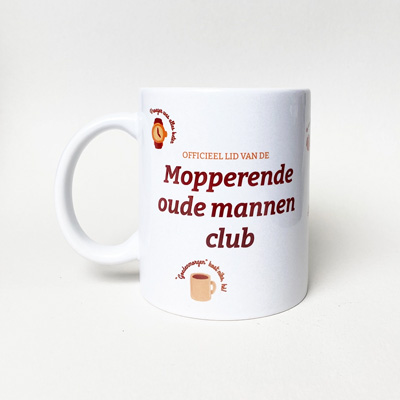 Mopperende Oude Mannen Club Mok