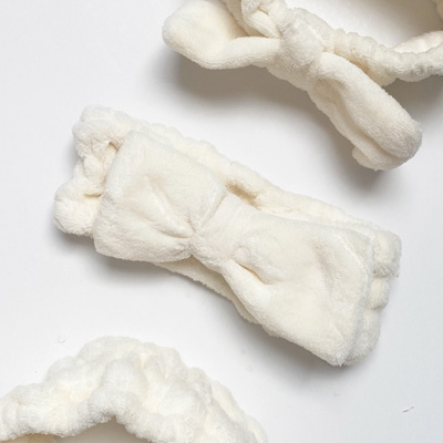 Fluffy Beauty Hoofdband Wit