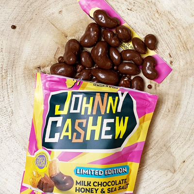 Cashewnoten Melkchocolade Honing Zeezout