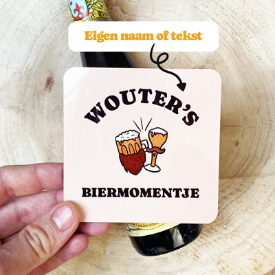 Gepersonaliseerd Biermomentje onderzetters