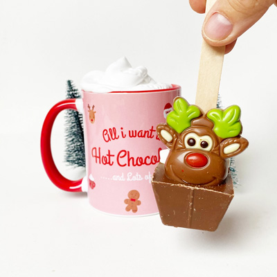 Kerst Chocolademelk in All i want is Hot Chocolate And Lots of Gifts Cadeaubox
