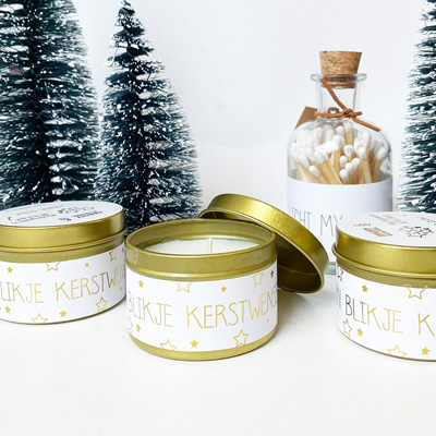 Geurkaars kerstwensen