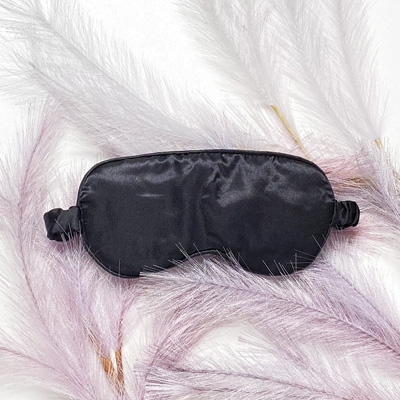 Zwart satijnen slaapmasker in Mooiste Avontuur Papa Cadeaubox