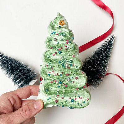 Kerstboom Meringue Karamel