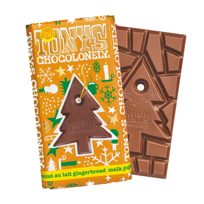 Tony’s Chocolonely Kerst Gingerbread Reep