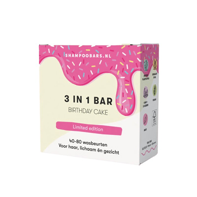 3-in-1 Shampoobar Birthdaycake