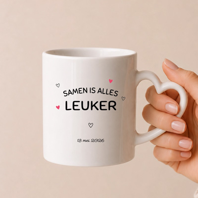 Gepersonaliseerde Mok Samen is alles leuker 