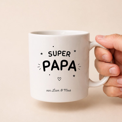 Gepersonaliseerde Mok Super Papa