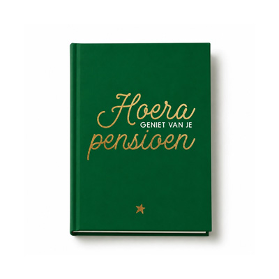 Boekje Hoera geniet van je pensioen