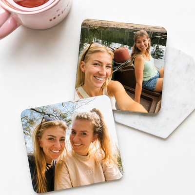 2 Foto onderzetters