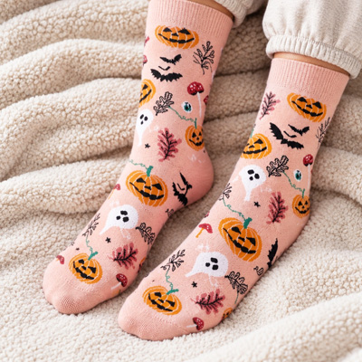 Vrolijke Halloween sokken