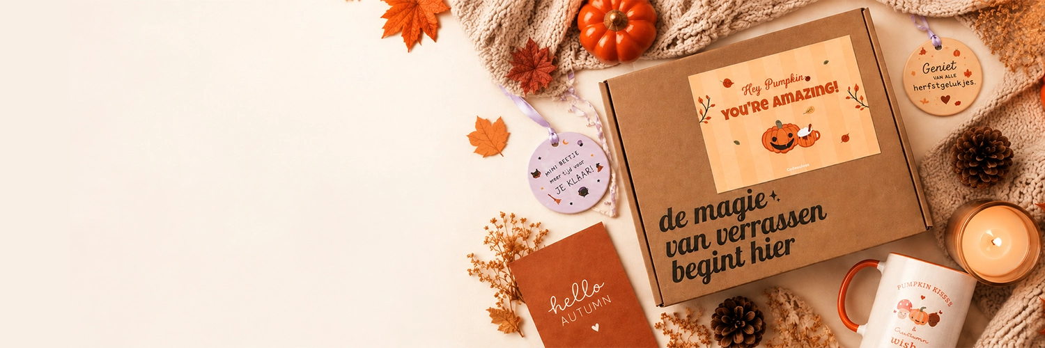 Herfstcadeauboxen en herfstcadeaus van Cadeauloos