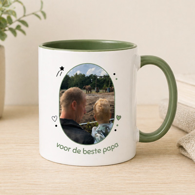 Persoonlijke fotomok voor hem