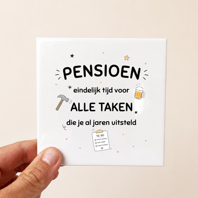 Tegel Pensioen Taken