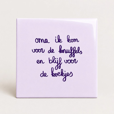 Tegeltje Oma Knuffels & Koekjes