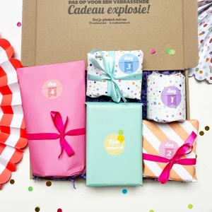 Aftellen naar haar Verjaardag Cadeaubox