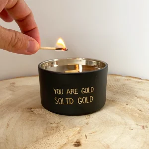 Geurkaars You are Gold, Solid Gold