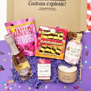 Roze Feestelijke Verjaardagsbox