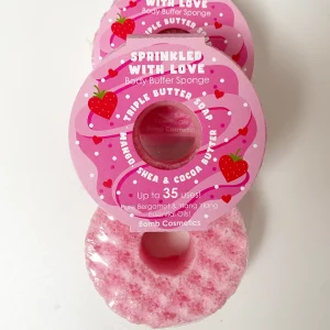 Aardbei Body Buffer Douchespons