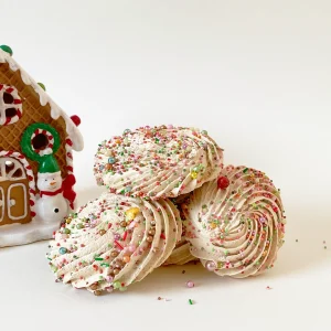 Meringue Kerstkrans Mokka