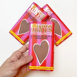 Tony’s Reep Liefde Melk Roos Framboos