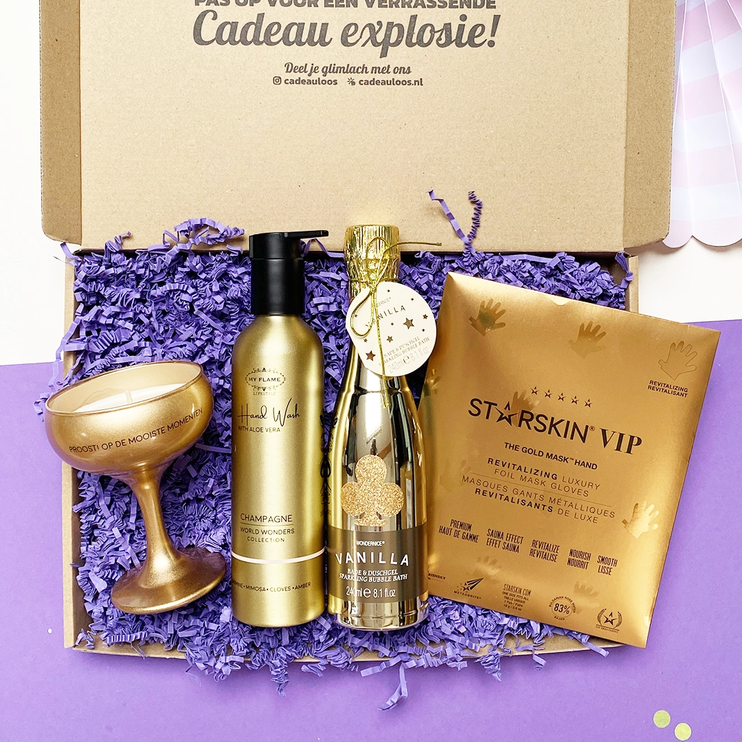 Gouden Verwenmoment Cadeaubox Gouden Verwenmoment Cadeaubox
