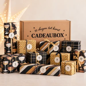 10 dagen aftellen tot Kerst Cadeaubox