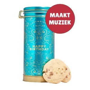 Happy Birthday Koekjesblik met Muziek