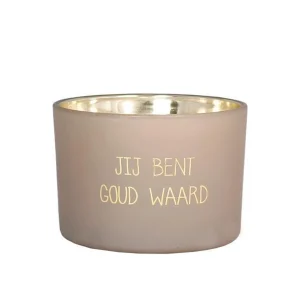 Jij bent Goud Waard Geurkaars