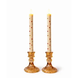 LED Kaarsen Hart Brons