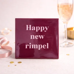 Tegeltje Happy New Rimpel
