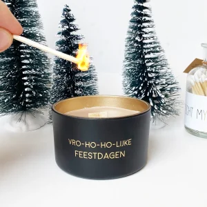 Geurkaars Vro ho ho lijke feestdagen