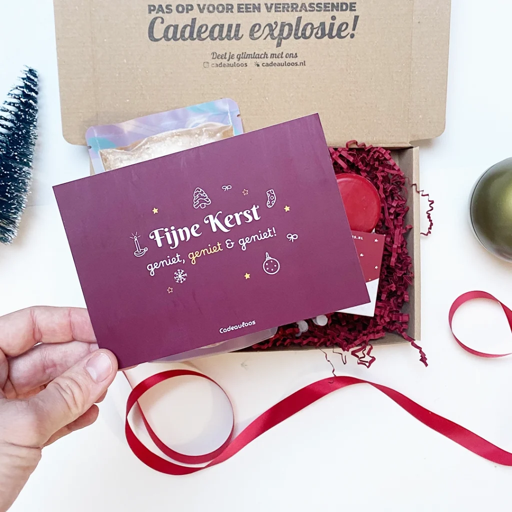 Warme Kerstwensen Brievenbus Cadeaubox