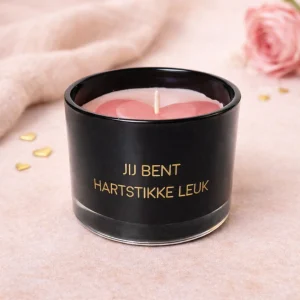 Kaars jij bent hartstikke leuk