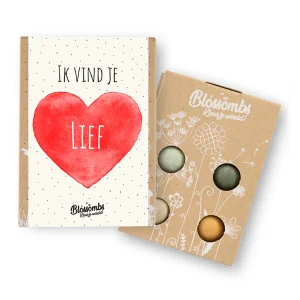 Bloembommetjes ik vind je lief