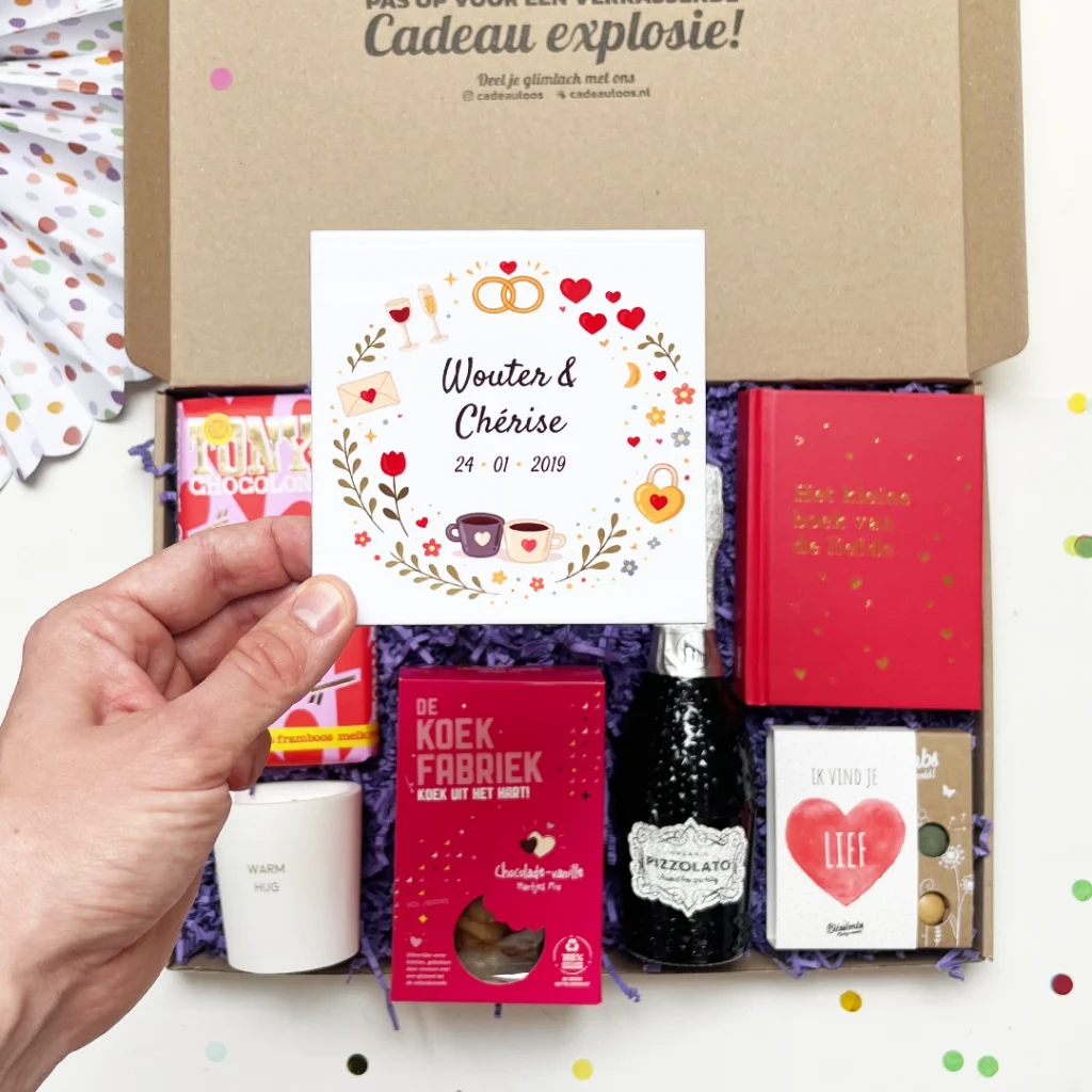 Vier de liefde cadeaubox