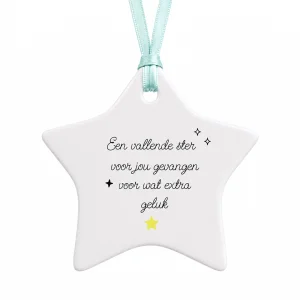 Hanger vallende ster gevangen