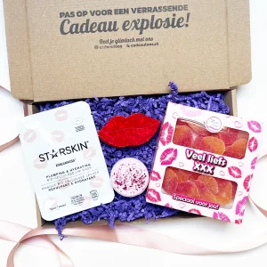 Kusjes door de brievenbus cadeaubox