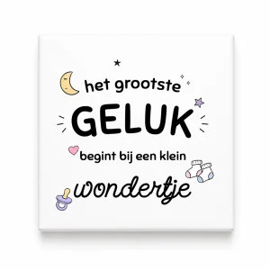 Tegeltje Klein Wondertje