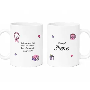 Gepersonaliseerde Liefst Juf Mok