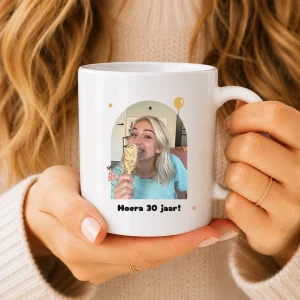 Gepersonaliseerde Hoera mok voor haar