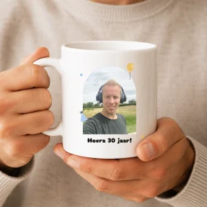 Gepersonaliseerde Hoera Mok voor Hem